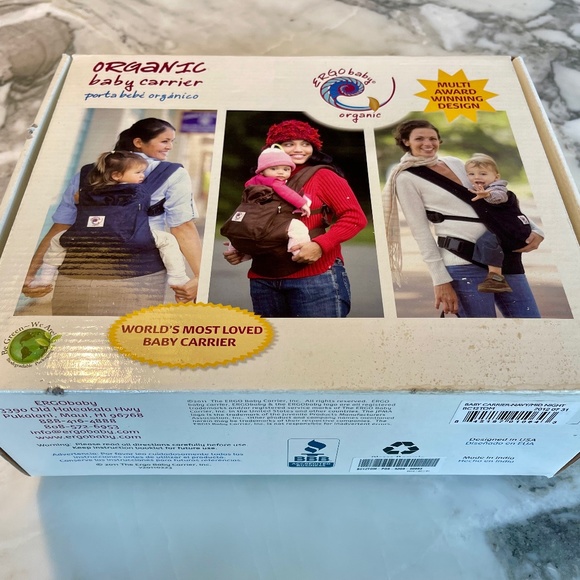 Ergobaby Accessories Nwt Ergo Baby Organic Baby Carrier